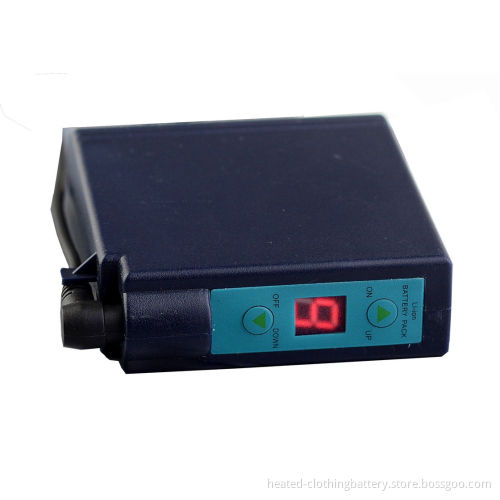 8.4v Li-ion Heated Clothing Battery Pack With Digital Pannel Display
